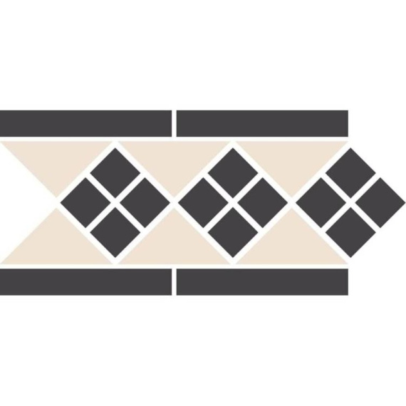 Бордюр Top Cer Border LISBON-1 with 1 strip Stand.(Tr.16, Dots 14, Strips 14) 28,1х15,1