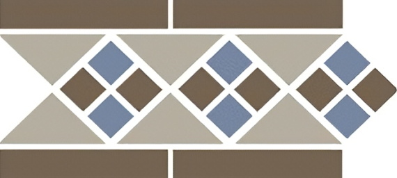 Бордюр Top Cer Border LISBON with 1 strip (Tr.01, Dots 29+11, Strips 29) 28х15