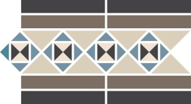 Бордюр Top Cer Border PARIS Stand.(Tr.1/2 01, Tr.1/4 11+14+16, Strip 14+29) 28х17,3