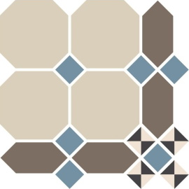 Керамогранит Top Cer PARIS Stand.(Oct.01, Dot 11, Loz.29, Tr.1/4 14+16) 24,7х24,7