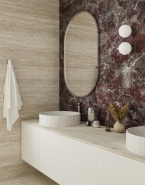 Керамогранит Staro Travertin Classic Noce 60x120 Matt Carving УТ-00001318