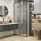 Плитка Delacora Рокстайл серый (Rockstyle Gray) WT93ROK15R 30x90