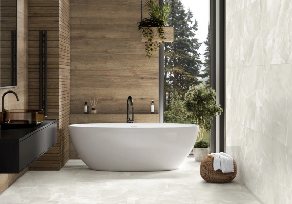 Керамогранит LCM 60120LAM21M Лиам Линия темный (Liam Dark Line) матовый карвинг 60x120