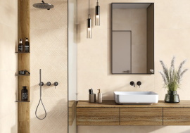 Керамогранит LCM 60120NEV02M Невел Зип кремовый (Nevel Crema Zip) матовый карвинг 60x120