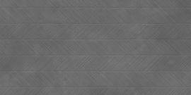 Керамогранит LCM 60120NEV17M Невел Зип темно-серый (Nevel Graphite Zip) матовый карвинг 60x120
