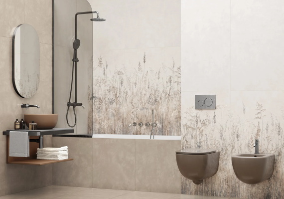 Керамогранит Alma Ceramica GFU60120FLO04L лаппатированный Флора (Flora) 60x120