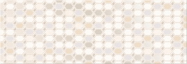 Керамическая плитка ELETTO Malwiya 700х242 декор Milk Geometria ректификат
