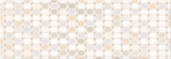 Керамическая плитка ELETTO Malwiya 700х242 декор Milk Geometria ректификат