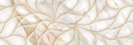 Керамическая плитка ELETTO Calacatta Oro 700x242 декор Struttura ректификат