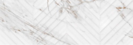 Керамическая плитка ELETTO Calacatta Grey 700х242 Struttura Line ректификат