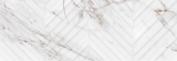 Керамическая плитка ELETTO Calacatta Grey 700х242 Struttura Line ректификат