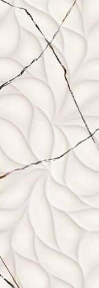 Керамическая плитка ELETTO Bianco Covelano 700x242 Struttura ректификат