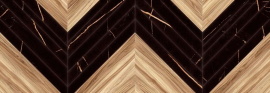 Керамическая плитка ELETTO Basalt 700x242 Struttura Wood ректификат