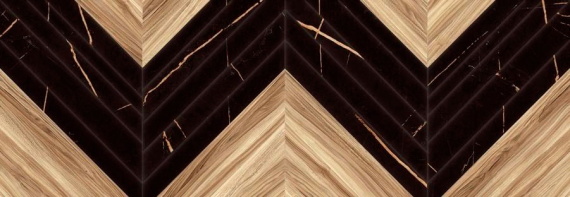 Керамическая плитка ELETTO Basalt 700x242 Struttura Wood ректификат