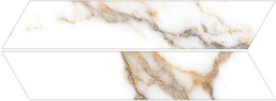 Керамогранит Chevron Calacatta Gold 8x40 - Goetan