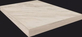 Ступени ColiseumGres 620070000953 Портофино Белый Ступень Угловая левая 33x45