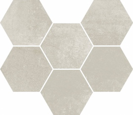 Мозаика ColiseumGres Expo White Mosaico Hexagon 620110000172 25x29