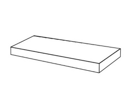 Ступень угловая левая ColiseumGres Da Vinci Brown Scalino Angolare Sx 620070002308 33x60