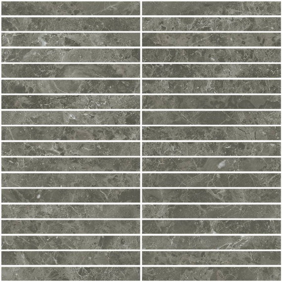 Мозаика ColiseumGres Da Vinci Brown Mosaico Strip 610110000972 30x30
