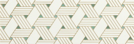 Плитка 600080000432 Coliseumgres Lifestyle White Inserto Twist 25x75