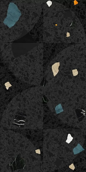 Керамогранит Creto NB_P0022 Cray dark geometry 30х60