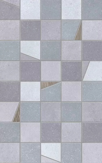Плитка 04-01-1-09-05-06-2840-2 Creto ВСТАВКА MISTY MOSAIC MIX 25Х40