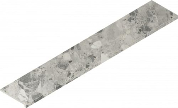 Ступень 620070002345 Italon Continuum Stone Grey Scalino Front 33x160