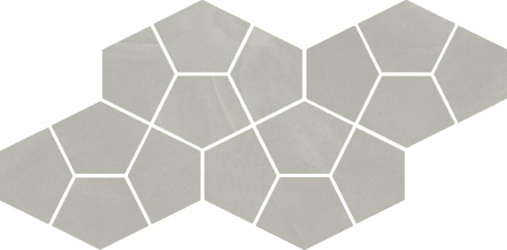 Мозаика 620110000183 Italon Continuum Silver Mosaico Prism 20.5x41.3