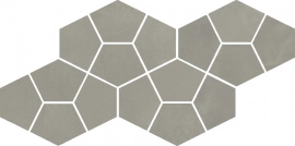 Мозаика 620110000184 Italon Continuum Iron Mosaico Prism 20.5x41.3