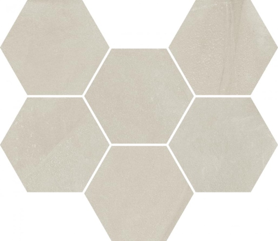 Мозаика 620110000187 Italon Continuum Pure Mosaico Hexagon 25x29