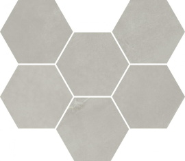 Мозаика 620110000188 Italon Continuum Silver Mosaico Hexagon 25x29