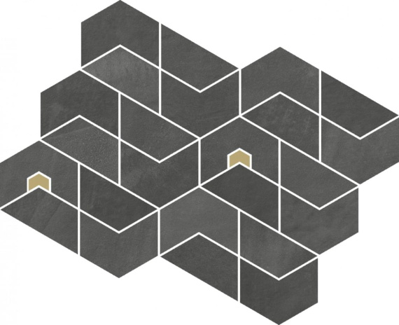 Мозаика 620110000180 Italon Continuum Petrol Mosaico Jewel 31.1x38.2