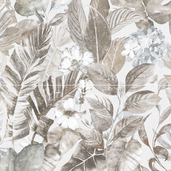Керамогранит Staro Slim Elite Flower Decor 60x120 Matt 2 шт в комплекте С0005508