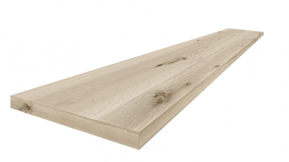 Керамогранит 620070002512 Natura White Scalino Angolo Sx 33x120