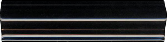 Плитка Dar Biselado Moldura Antigua Negro Brillo 5x20