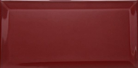 Плитка Dar Biselado Burdeos Brillo 10x20