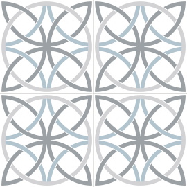Плитка CHIC Bosham White 44,5x44,5 DG_CH_B_WH_DP