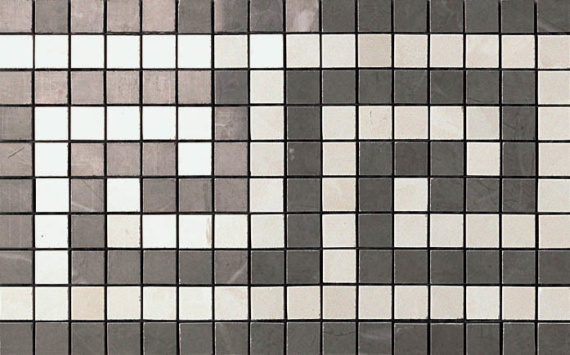Мозаика Atlas Concorde Italy ASM9 Marvel Grey/Moon Greca Mosaico 18.5x30