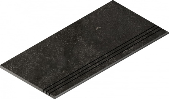 Керамогранит Italon 610140000156 Voyager Black Gradino 30x60
