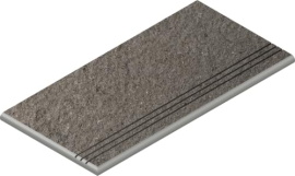 Керамогранит Italon 620040000160 Discover Fume Gradino Round Grip Sx 30x60