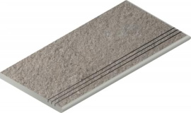 Керамогранит Italon 620040000156 Discover Grey Gradino Round Grip Dx 30x60