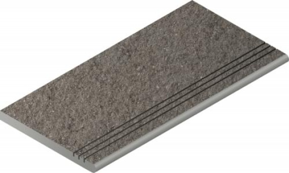 Керамогранит Italon 620040000158 Discover Fume Gradino Round Grip 30x60