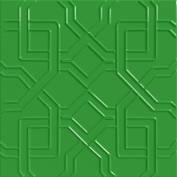 41zero42 4101013 Superclassica SCB Path Verde 15x15