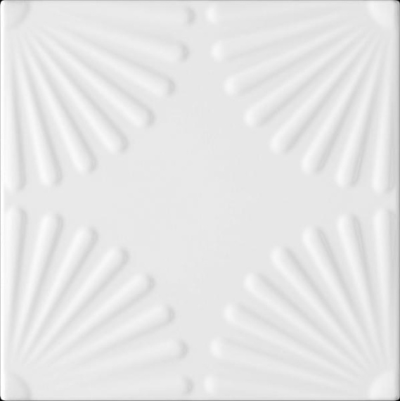 41zero42 4101034 Superclassica SCW Bloom Bianco 12.5x12.5