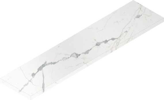 Italon 620070002605 Stellaris Statuario White Scalino Angulo Sx 33x120