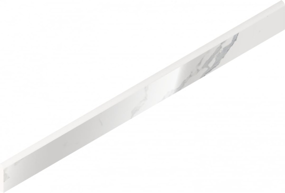 Italon 610130007472 Stellaris Statuario White Battiscopa Lapp 7.2x80