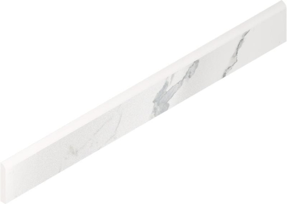 Italon 610130007456 Stellaris Statuario White Battiscopa Lap 7.2x60