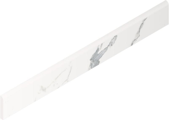 Italon 610130007449 Stellaris Statuario White Battiscopa 7.2x60