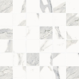 Italon 610110001135 Stellaris Statuario White Mosaico 30x30