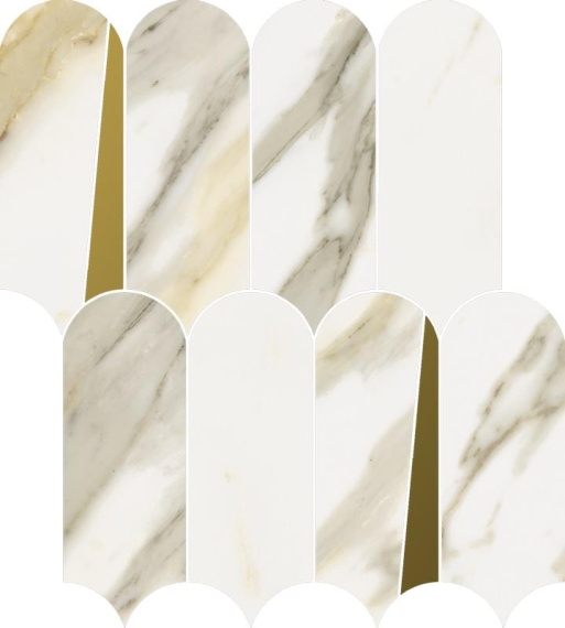 Italon 620110000230 Stellaris Calacatta Gold Mosaico Elegant 32.5x36.1